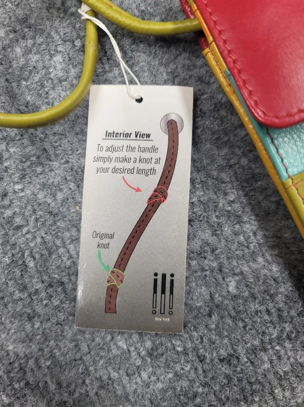 Ili World Colorful RFID Blocking Cross Body Wallet Bag NWT